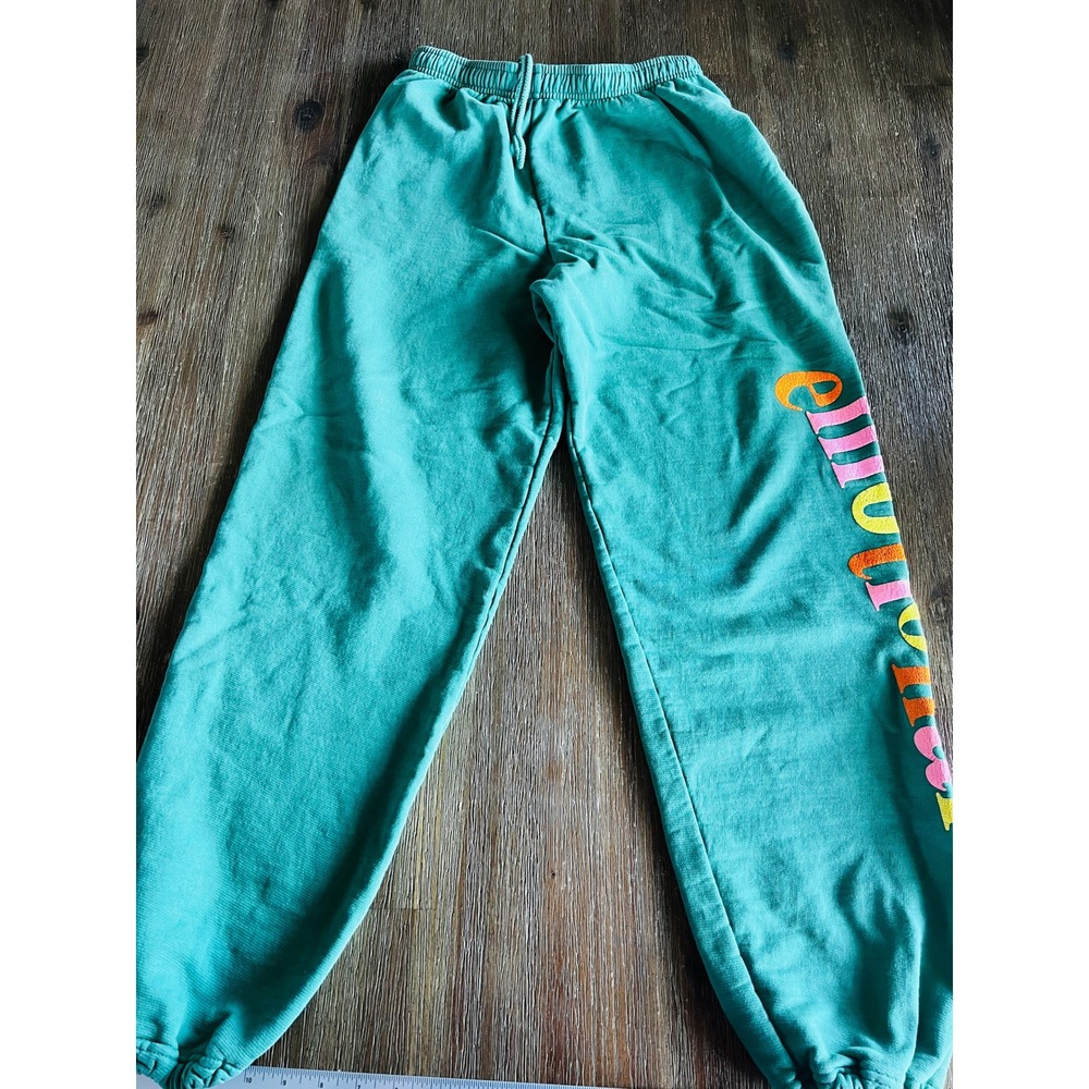 Mayfair Group The Universe Has Your Back Empathy Sweatpants Teal Green S/M